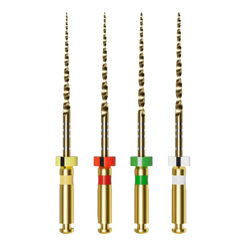 Root Canal File: TF4 Gold 25MM#T20, #T25, #T35, #T45 (4PCS/BLISTER)