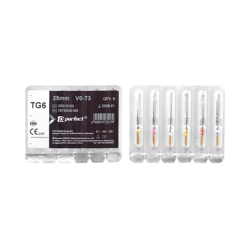 Lima rotatoria TG6 Gold D-perfect (V0–T3, 6 u)